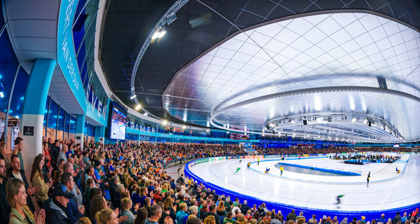 Thialf als proeftuin voor sportieve innovatie tijdens het World Cup Kwalificatietoernooi.